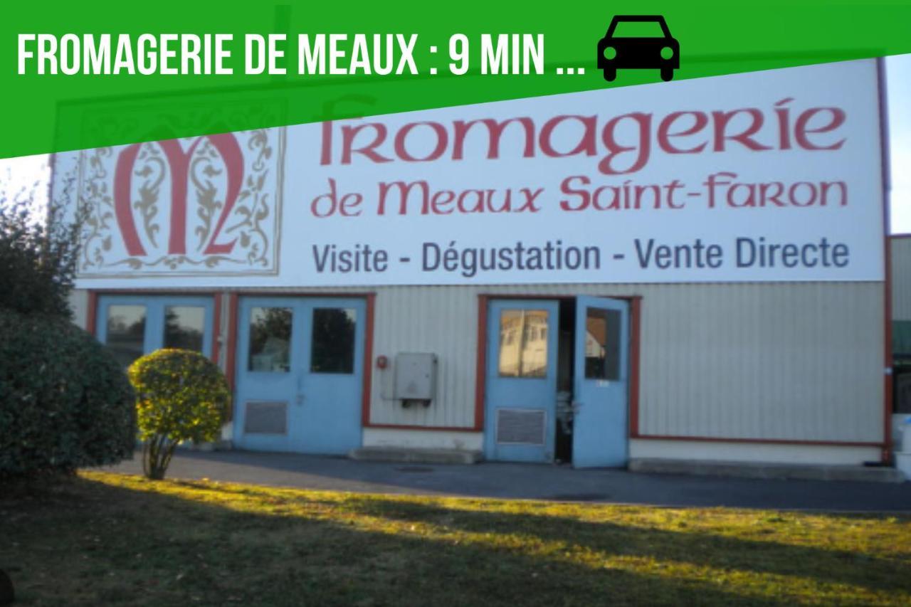 The Sunshine- Appart Cosy Proche Paris-Disney Avec Parking Prive Dans Residence Meaux Exterior photo