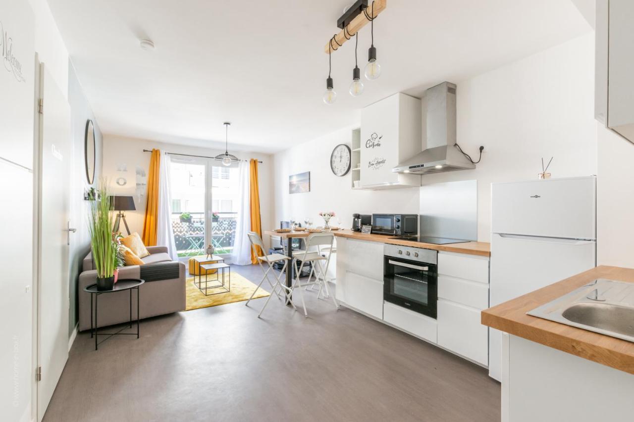The Sunshine- Appart Cosy Proche Paris-Disney Avec Parking Prive Dans Residence Meaux Exterior photo
