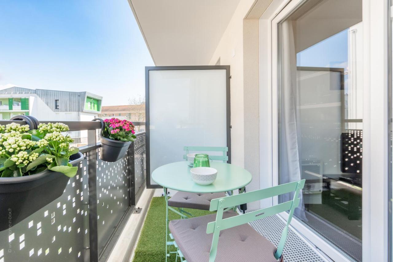 The Sunshine- Appart Cosy Proche Paris-Disney Avec Parking Prive Dans Residence Meaux Exterior photo