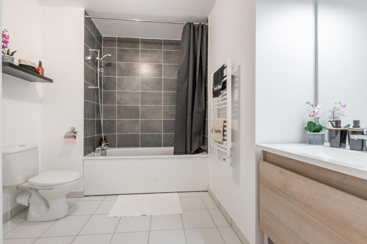 The Sunshine- Appart Cosy Proche Paris-Disney Avec Parking Prive Dans Residence Meaux Exterior photo