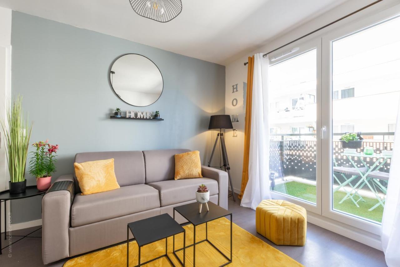 The Sunshine- Appart Cosy Proche Paris-Disney Avec Parking Prive Dans Residence Meaux Exterior photo