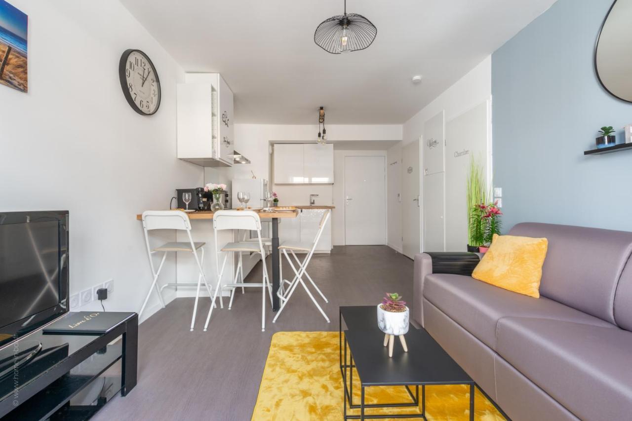 The Sunshine- Appart Cosy Proche Paris-Disney Avec Parking Prive Dans Residence Meaux Exterior photo